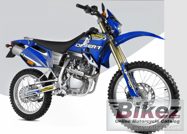 Big Factory Bike desert yr125 picture and wallpaper from Bikez.com